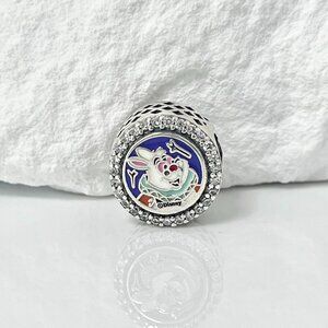 Pandora White Rabbit March Hare Bunny Easter Bead Charm S925 Silver Charm